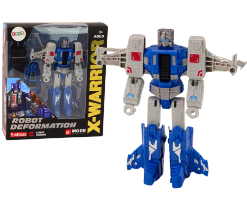 Robot-Helicopter 2in1 Transformation X-Warrior Blue