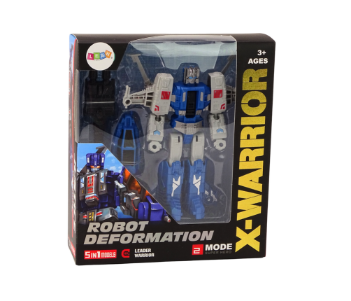 Robot-Helicopter 2in1 Transformation X-Warrior Blue