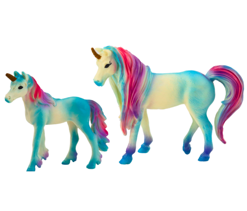 Collectible Figures Unicorn with Little Blue 2 El