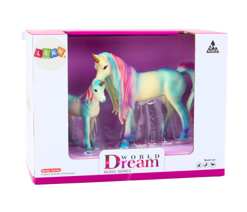 Collectible Figures Unicorn with Little Blue 2 El