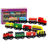 Train Train Wooden Locomotive Magnet Carriages Mix Set 12 pieces.