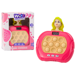 Pop-It Wac A Mole Doll Lights Sounds Pink Game