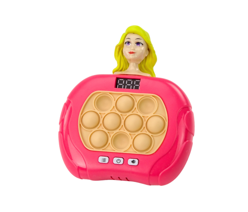 Pop-It Wac A Mole Doll Lights Sounds Pink Game