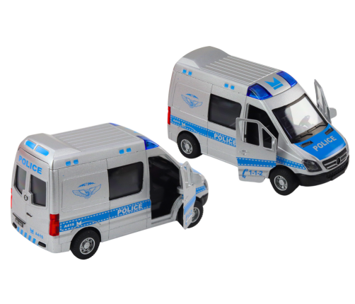 Police Car 1:32 Opening Doors Lights Sounds Drive