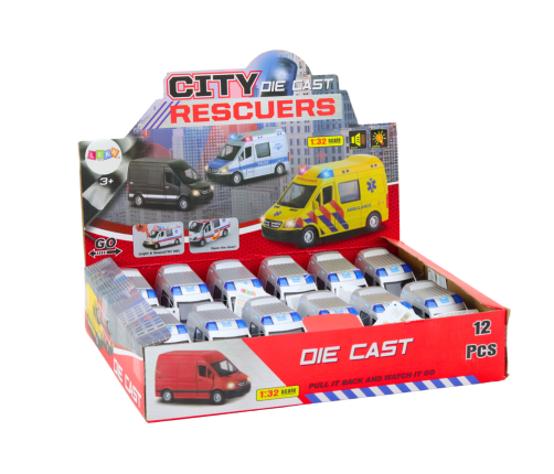 Police Car 1:32 Opening Doors Lights Sounds Drive