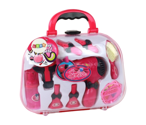 Little beauty's Set Suitcase Dryer Accessories