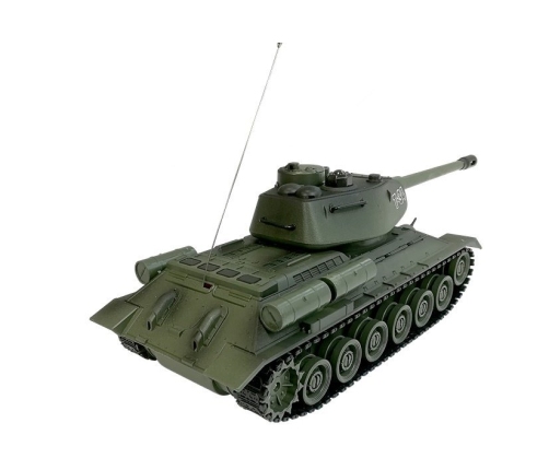 R/C Tank 1:28 with Enemy Bunker Green T-34