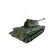 R/C Tank 1:28 with Enemy Bunker Green T-34