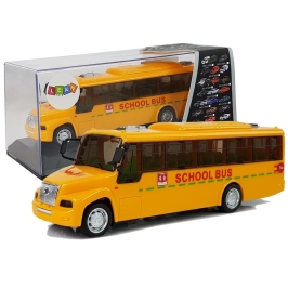 Spring Drive School Bus. Lights and Sounds. Opening Doors