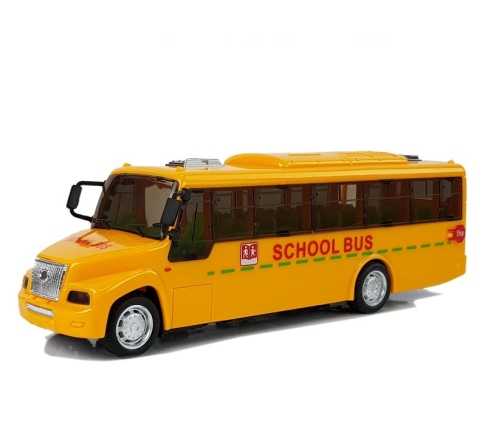 Spring Drive School Bus. Lights and Sounds. Opening Doors