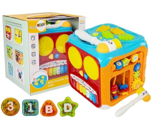 Educational Cube Sorter For Babies Sound Light