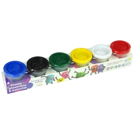 Set Dougholine Cups Animals 6 Colours TA1009