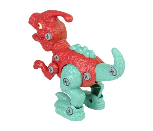 Set Dinosaur Parasaurolophus with Egg DIY Screwdriver