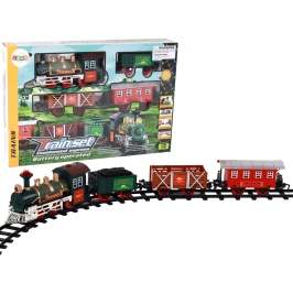 Battery Operated Train Set 4 Wagons Locomotive