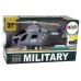 Military Helicopter Grey Sound Lights Propellers