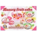 Luxury Fruit Cake Realistic Safe Cutting Sweets Birthday Velcro