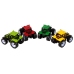 Set of Agricultural Tractors Farm 4 Colorful Pieces