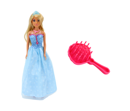 Anlily Mermaid Princess Blue Dress Brush Doll