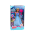 Anlily Mermaid Princess Blue Dress Brush Doll