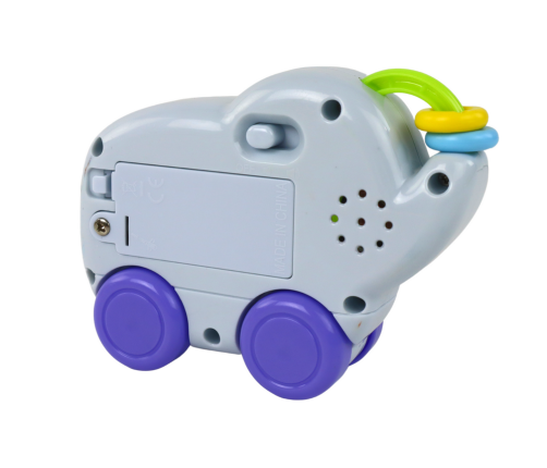 Interactive Playing Elephant Toy on Wheels