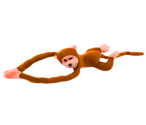 Plush Monkey Mascot with Sound, Light Brown 60 cm