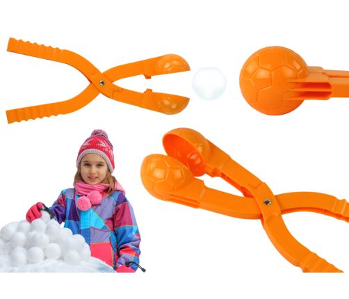 Snow Machine Snowball Machine Pattern Balls Orange 7cm 35cm x 7cm x 7cm