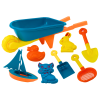 Set of Sand Toys Toczka Molds Animals Boat Turquoise