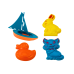 Set of Sand Toys Toczka Molds Animals Boat Turquoise