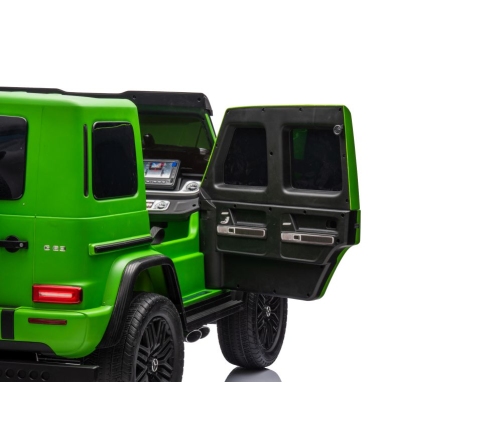 Двухместный детский электромобиль Mercedes G63 XXL Green 24V