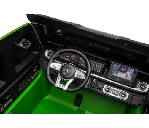 Двухместный детский электромобиль Mercedes G63 XXL Green 24V