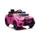 Одноместный электромобиль Dodge Charger Police Pink