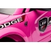 Одноместный электромобиль Dodge Charger Police Pink