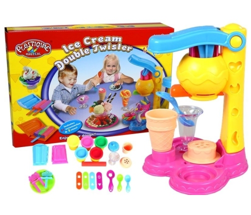 Ice Cream Double Twister Plasticine Magical Set