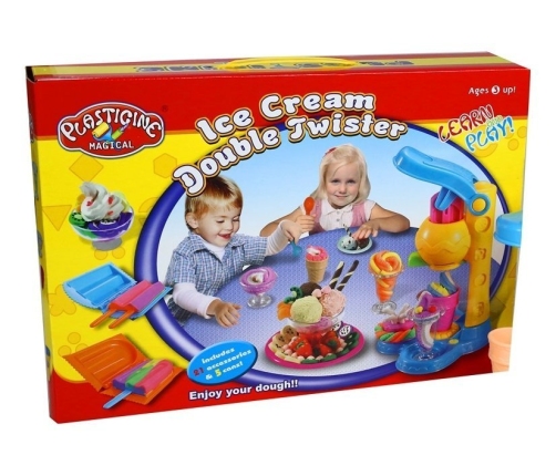 Ice Cream Double Twister Plasticine Magical Set