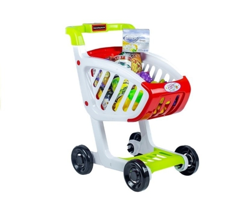 Shop Trolley + 25 Toy Food