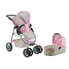 2in1 Doll Bogie and Stroller Alice - Grey