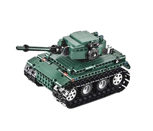 R/C Brick Tank Remote Control 313 pcs Double E