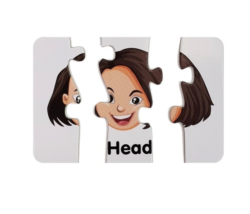 Educational Puzzle Body Parts Jigsaw Puzzle 10 English Connections