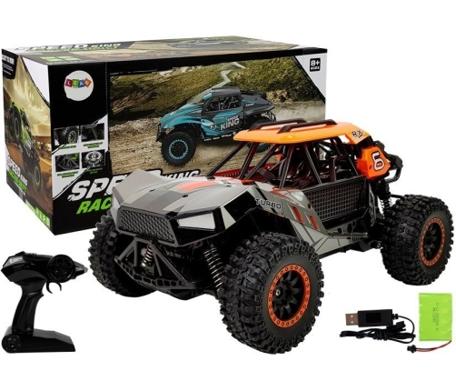 Off-road Remote Controlled 1:14 Orange & Grey 2.4 GHz