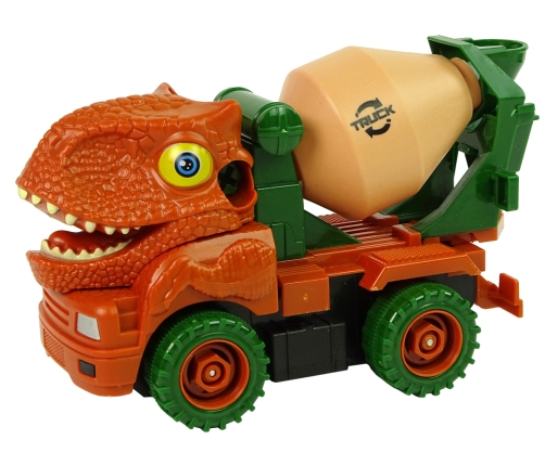 Concrete Truck Dinosaur Unwrecker Orange Accessories