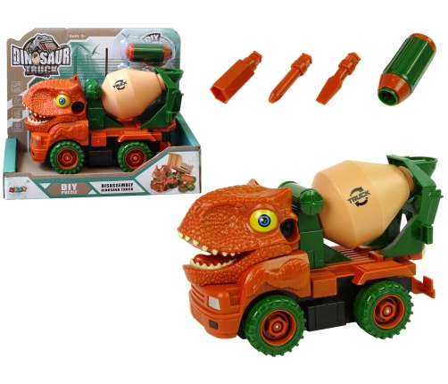 Concrete Truck Dinosaur Unwrecker Orange Accessories