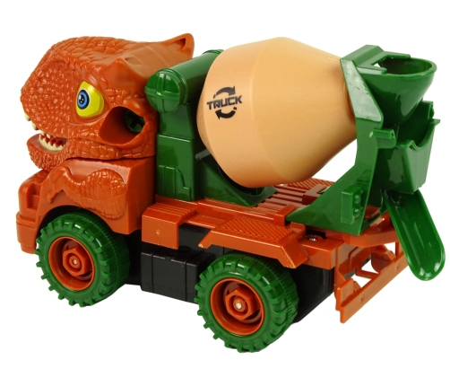 Concrete Truck Dinosaur Unwrecker Orange Accessories