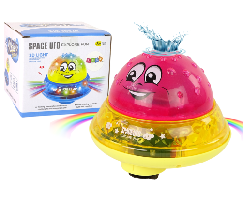 Water Ball UFO Diodes Happy Music Pink