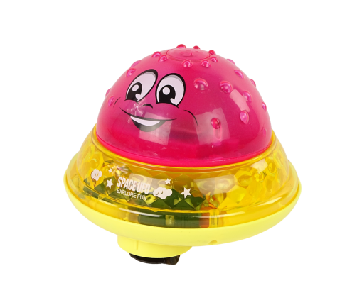 Water Ball UFO Diodes Happy Music Pink