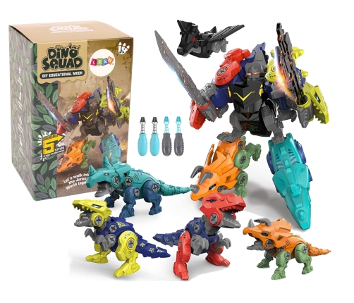 Construction Kit  Build Your Own Dinosaur 5in1  Dinorobots