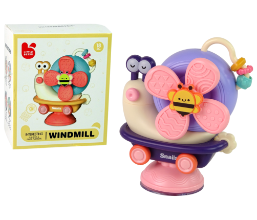 Educational Multifunctional Wind Snail for toddlers With suction cup and friction drive