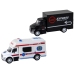 Camper Truck Ambulance Ice Cream Parlor With Friction Drive 1:87 A