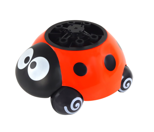 Ladybug Illuminated Bubble Machine on Wheels