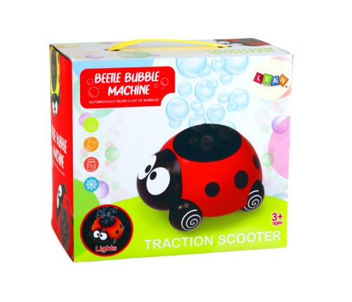 Ladybug Illuminated Bubble Machine on Wheels