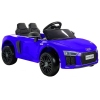 Электрический спортивный автомобиль для детей Audi R8 Spyder Blue Painted